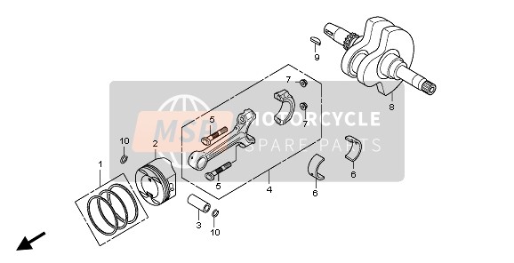 CRANKSHAFT & PISTON